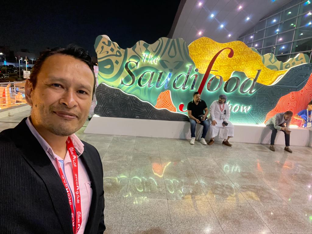 Gustavo en el Saudi Food Show