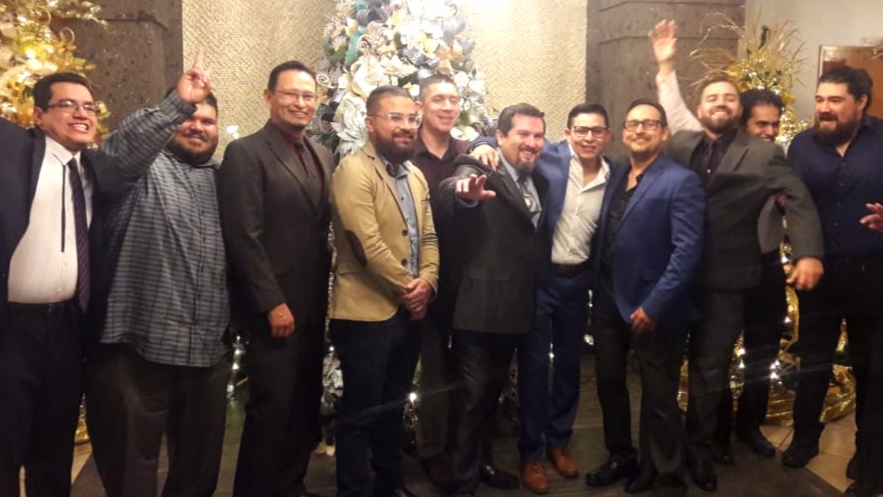 Grupo celebrando 15 años como Director de Tecnología en Grupo Hermosillo